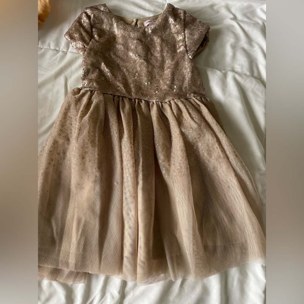 Nanette Lepore Beige Sequin Top